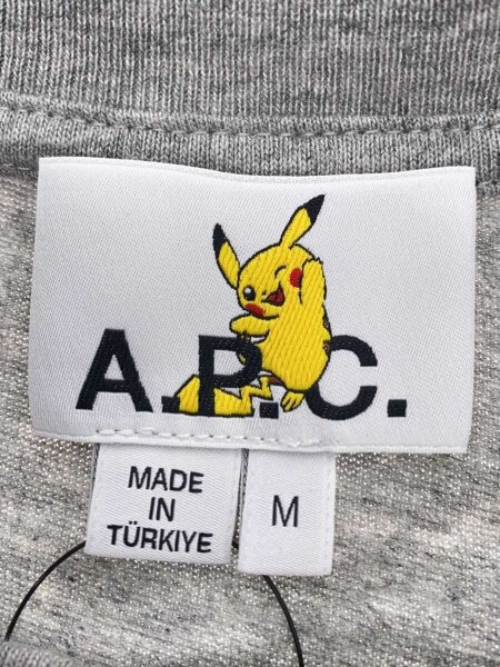 A.P.C.(アーペーセー) / ポケモン/ピカチュウ/Tシャツ/M/コットン 