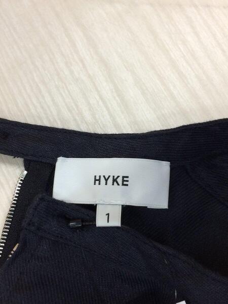 HYKE(ハイク) / HYKE/7分袖ブラウス/1/リネン/ネイビー/無地/211-15132 