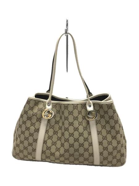 GUCCI(グッチ) / トートバッグ_GGキャンバス/キャンバス/BRW/角スレ 