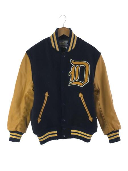 Whitesville スタジャン ネイビー 38 雰囲気抜群 Whitesville 東洋