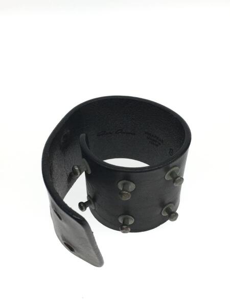 新品 リックオウエンス レザーブレスレット 黒：ブラック L 仕様・状態