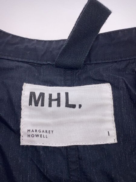 MHL.(エムエイチエル) / 長袖ワンピース/1/コットン/ブラック/無地/595