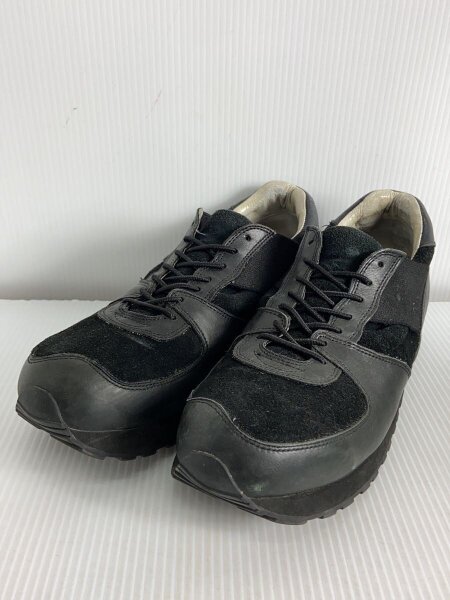 The Viridi-anne / ローカットスニーカー/2/ブラック/レザー/Vibram/履き口剥がれ有 The Viridi-anne(ザヴィリティアン) / ローカットスニーカー/2