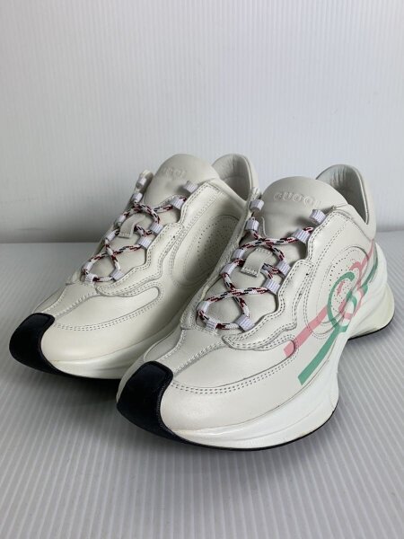 GUCCI(グッチ) / ローカットスニーカー/24.5cm/ホワイト/734904/RUN 