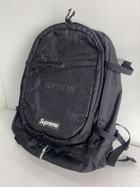 Supreme(シュプリーム) / リュック/ブラック/総柄/19SS/内側劣化有 
