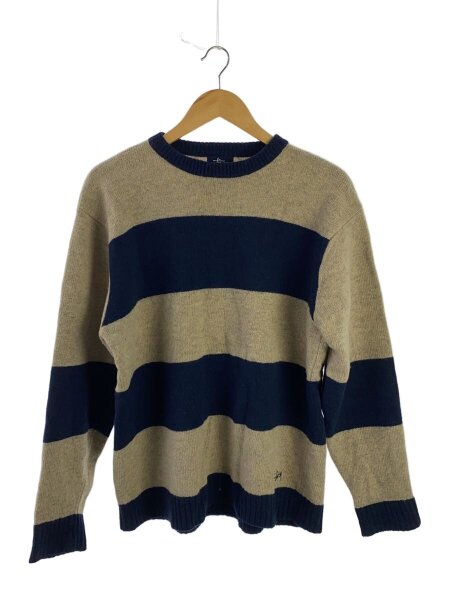 STUSSY(ステューシー) / ニット・セーター(厚手)/L/ウール/ボーダー/紺 