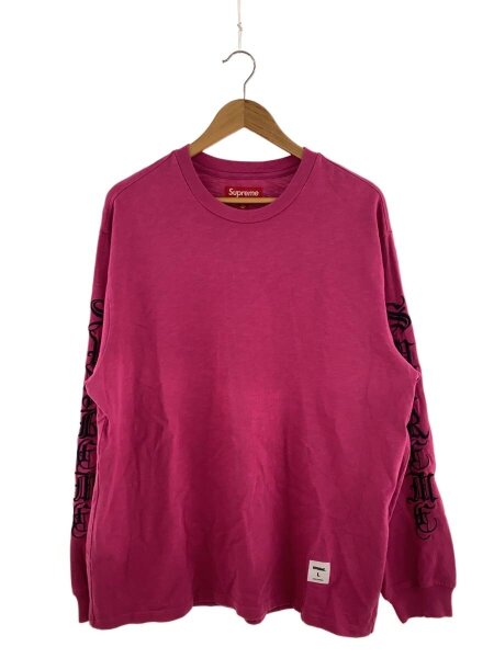 Supreme(シュプリーム) / 長袖Tシャツ/L/コットン/ピンク/Old English 