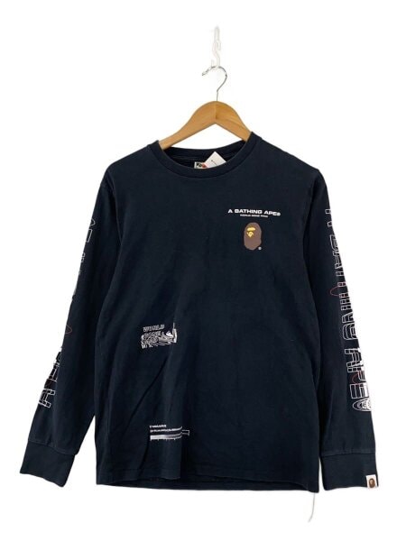 A BATHING APE(アベイシングエイプ) / 長袖Tシャツ/M/コットン 