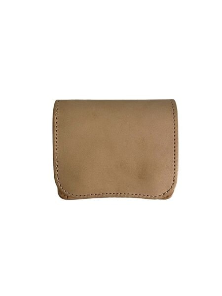 【未使用】ワイルドスワンズ コンパクトウォレット ベージュ レザー メンズ 財布 WILD SWANS(ワイルドスワンズ) / 2つ折り財布/レザー/ベージュ/メンズ