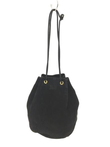 5525gallery porter 巾着バッグ PORTER(ポーター) / 5525gallery/巾着バッグ/レザー/BLK | 中古