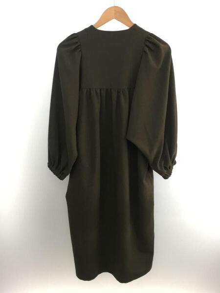 VERMEIL par iena / 長袖ワンピース/--/ポリエステル/GRN/無地/19-040-938-8000-1-0 VERMEIL par iena(ヴェルメイユパーイエナ) / 長袖ワンピース