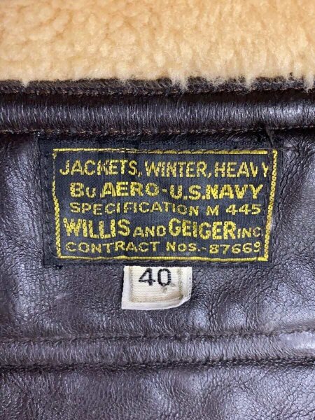 Willis&Geiger(ウイリスアンドガイガー) / 87669/80S/SCOVILL ZIP 