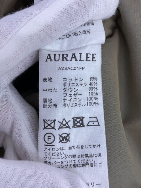 AURALEE(オーラリー) / 23AW/フィンクスポリエステルダウンジャケット 