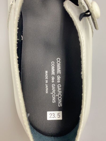 COMME des GARCONS COMME des GARCONS / ストラップシューズ/23.5cm/WHT/エナメル COMME des GARCONS COMME des GARCONS(コムデギャルソン