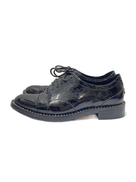 JIMMY CHOO(ジミーチュウ) / レースアップシューズ/36.5/BLK/エナメル 