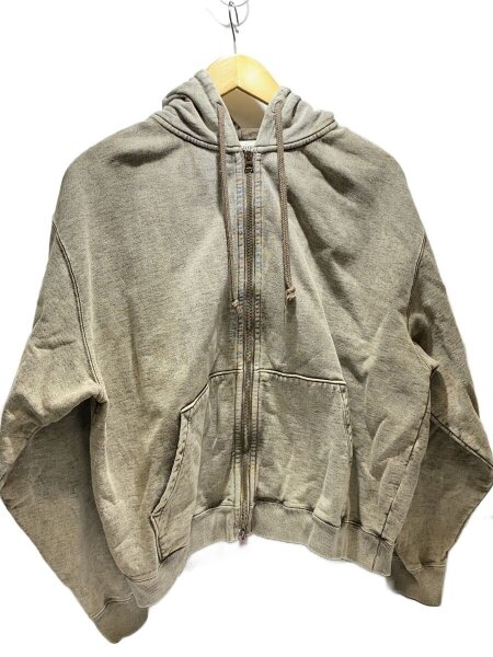 INSCRIRE(アンスクリア) / 24SS/I24SS-BC79B/W-Zip Bleach Sweat Parka 