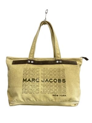 MARC JACOBS(マークジェイコブス) / トートバッグ/レザー/GRY/無地