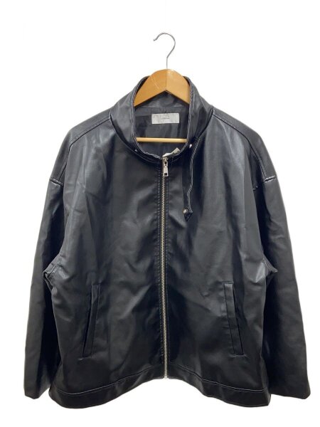 ADRER(アドラー) / 合皮vintage single riders stand jacket/XS 