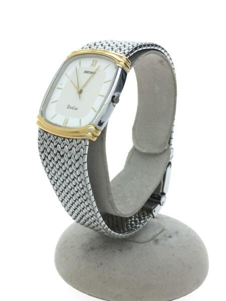 SEIKO(セイコー) / クォーツ腕時計/アナログ/WHT/SLV/DOLCE/7741-5110