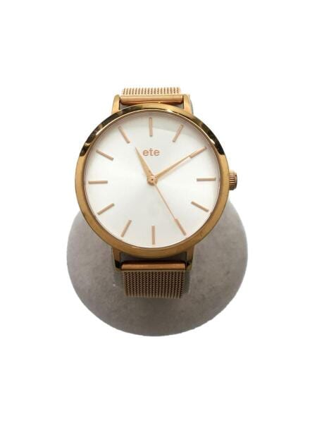 ete/エテ ダイヤモンド スクエア クォーツ レディース腕時計 【W628y】 ウォッチ オクタゴンフェイス ダイヤモンド ete エテ