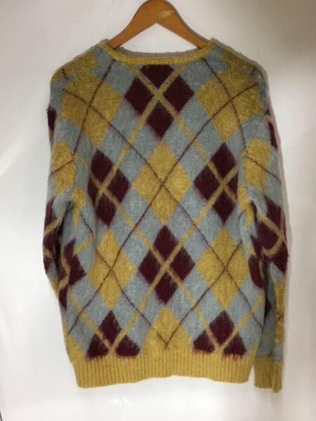 Needles / 21AW/モヘヤアーガイルカーディガン/XS/モヘア/YLW/総柄/LQ414// Needles(ニードルズ) / 21AW モヘヤアーガイルカーディガン