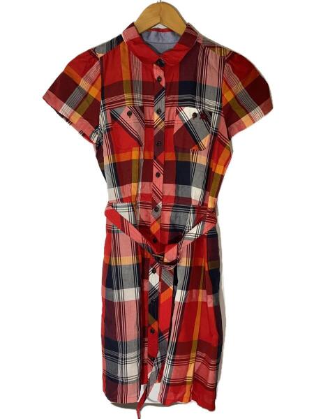 バーバリーブルーレーベル ワンピース チェック 半袖 BURBERRY *92