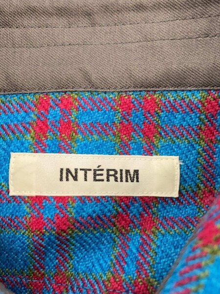 INTERIM(インテリム) / LIMITED WOOL CHECK DRAP CPO SHIRTS/長袖 
