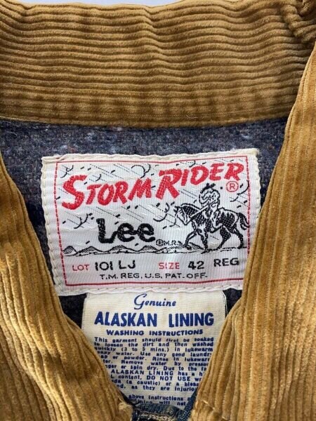 Lee(リー) / 60s/STORM RIDER/101LJ/復刻/Gジャン/42/デニム/NVY/1019