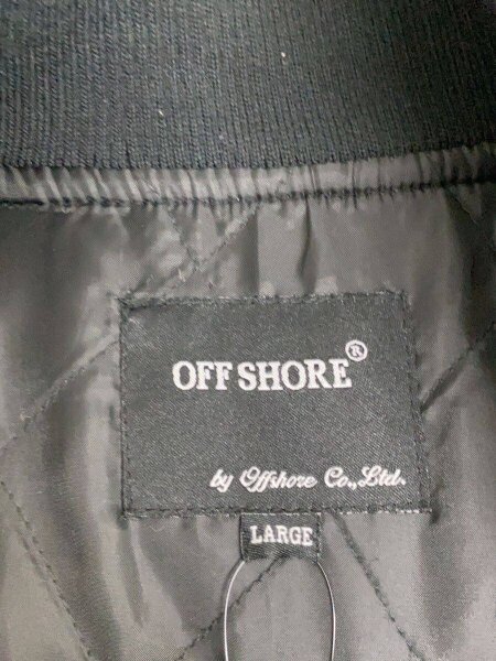 OFFSHORE(オフショア) / スタジャン/L/ウール/BLK/461-1563 | 古着の 