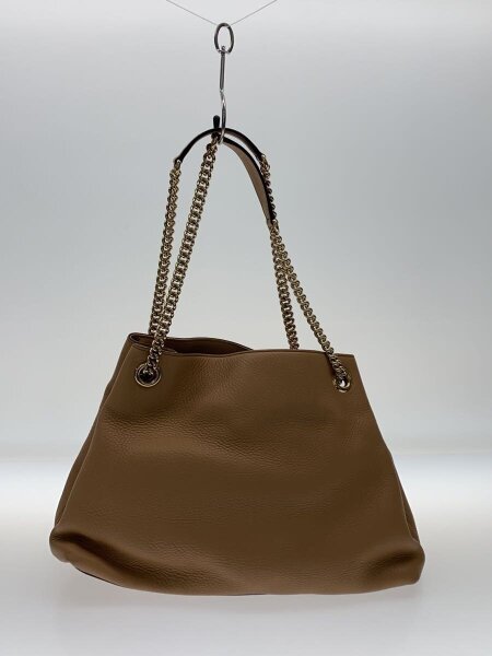 GUCCI(グッチ) / チェーン・トートバッグ_ソーホー/レザー/BEG | 中古 