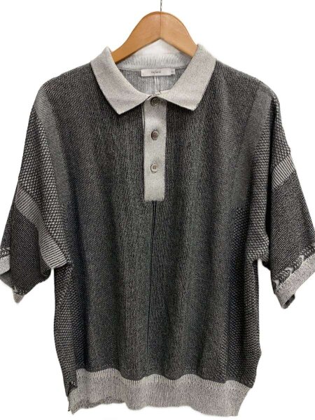 YASHIKI(ヤシキ) / Umiiro Knit Polo/1/コットン/GRY/YSK-25SS-KN11 