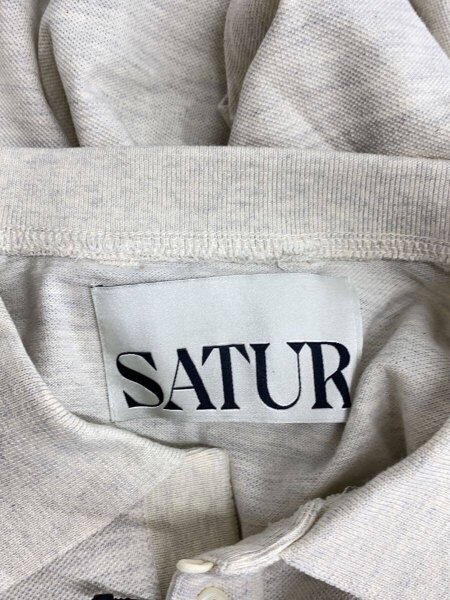SATUR(セター) / ポロシャツ/XL/コットン/BEG/無地/SA242UTS41 | 古着 