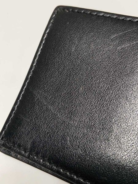 GUCCI(グッチ) / 2つ折り財布/レザー/BLK/無地/メンズ/547595 | 中古品