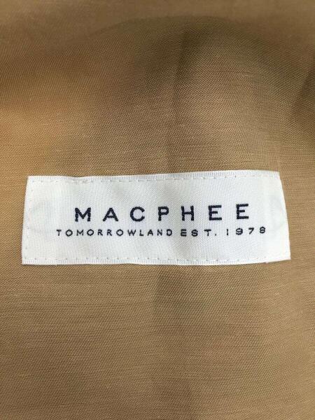 MACPHEE(マカフィ) / リネン混/テーラードジャケット/36/--/BRW/12-07 