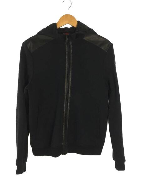 PRADA(プラダ) / ジップパーカー/ショルダー切り替え/S/コットン/NVY