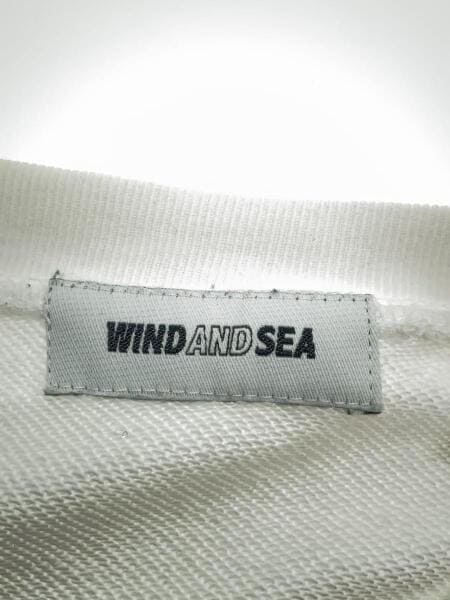 WIND AND SEA(ウィンダンシー) / スウェット/L/コットン/WHT/wds-snkr 