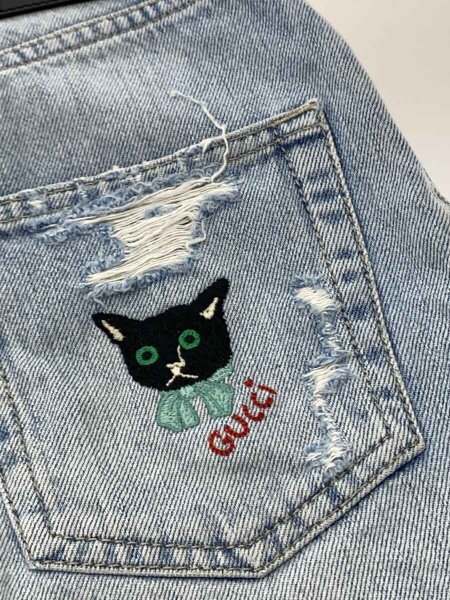 GUCCI(グッチ) / ダメージ加工/バックポケット刺繍/キッズサイズ/20 