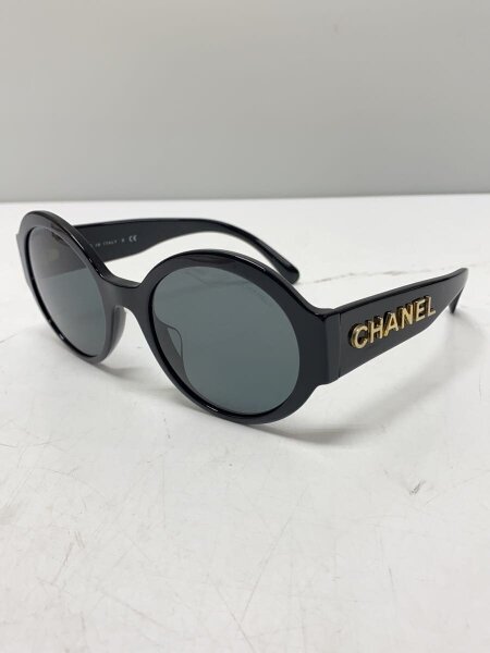 CHANEL(シャネル) / ラウンド型/サングラス/プラスチック/BLK 
