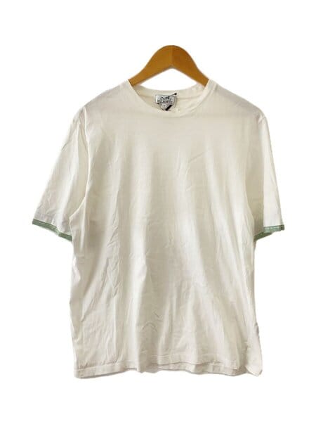 HERMES(エルメス) / 23SS/レイヤードTシャツ/Tシャツ/M/コットン/WHT 