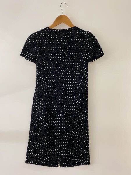 M’S GRACY / ツイードワンピース/半袖ワンピース/38/コットン/NVY/ドット/TD-911560 M'S GRACY(エムズグレイシー) / ツイードワンピース/半袖ワンピース/38