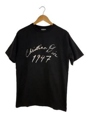 Christian Dior デニム柄 ロゴ 半袖 Tシャツ 黒 36 デニム Christian Dior デニム柄 ロゴ 半袖 Tシャツ 黒 36 Christian DiorのT