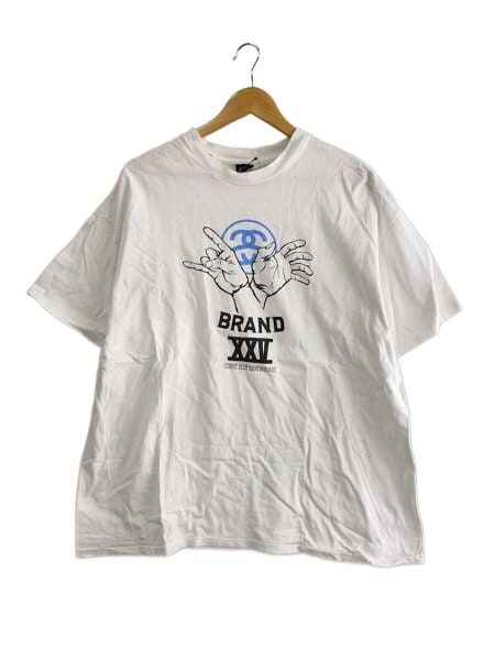 STUSSY(ステューシー) / 25周年/ⅩⅩⅤTシャツ/XL/コットン/WHT