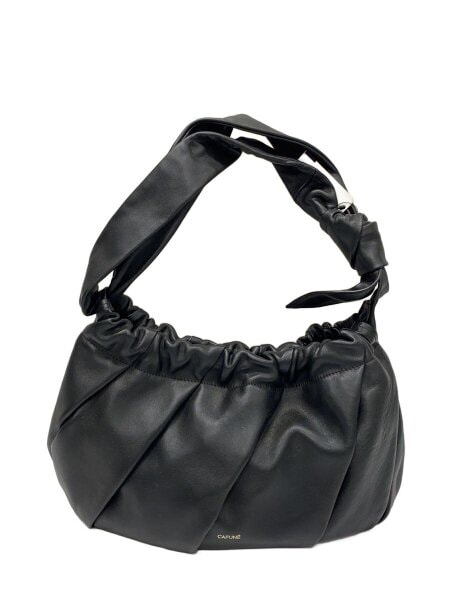 CAFUNE(カフネ) / SOFT FOLD BAG/ハンドバッグ/レザー/BLK// | 中古品 