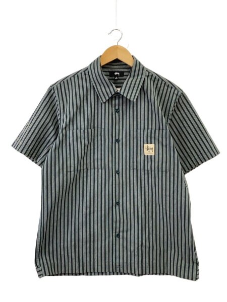 エ*ン様 OLD STUSSY 半袖シャツ　未使用　小さな汚れあり STUSSY(ステューシー) / 半袖シャツ/L/袖口汚れ有/状態考慮