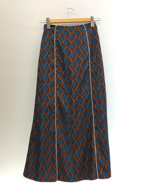 TODAYFUL(トゥデイフル) / Geometric Piping Skirt/ロングスカート/36  