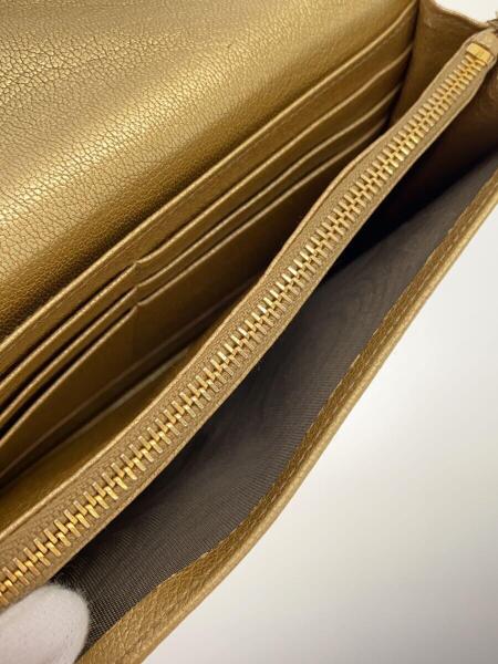 MIU MIU(ミュウミュウ) / 財布/レザー/GLD/レディース | 中古品の販売