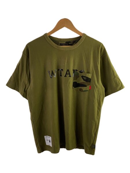 WTAPS(ダブルタップス) / Tシャツ/2/コットン/KHK/172ATAPD-CSM02S