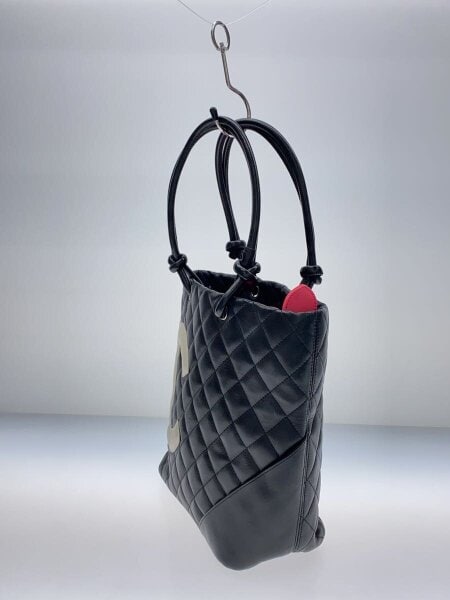 CHANEL(シャネル) / バッグ/レザー/BLK/無地 | 中古品の販売・通販なら 
