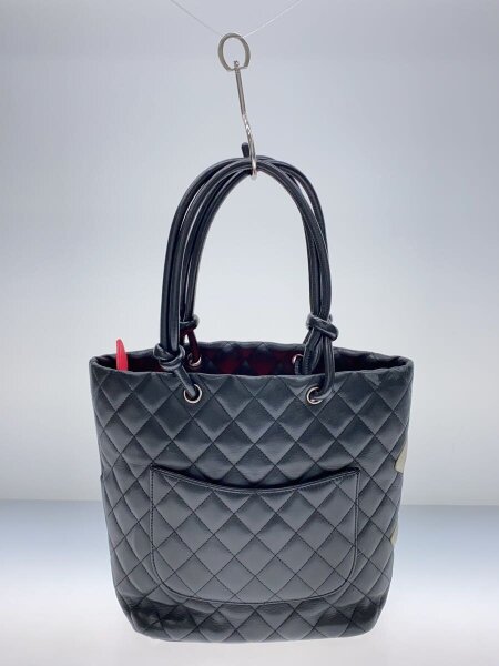 CHANEL(シャネル) / バッグ/レザー/BLK/無地 | 中古品の販売・通販なら 