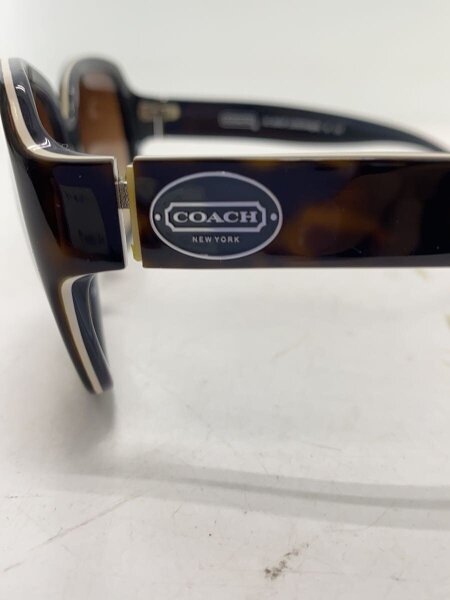 COACH サングラス　bradford HC 8090 箱付き タグ付き　美品 COACH(コーチ) / サングラス/--/プラスチック/BRW/BRW/レディース